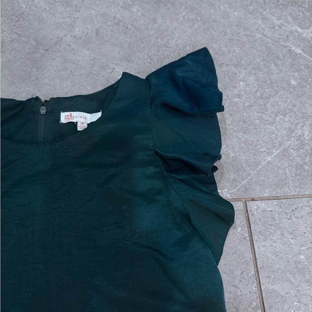 GB Girls Dark Teal Jumpsuit, size 14 - Picture 4 of 8